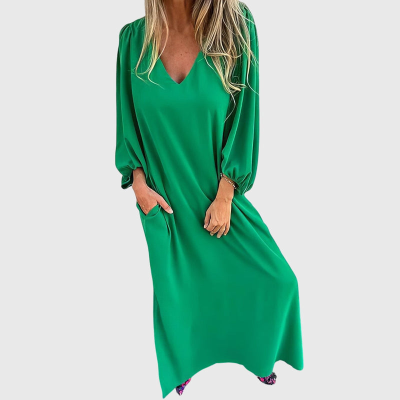 Carol™ - Abito lungo boho con tasche