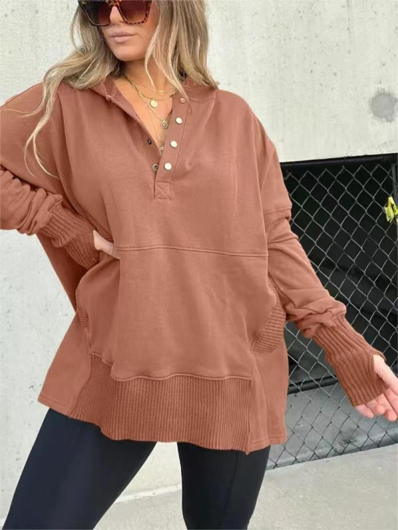 MAGGIE - FELPA CON CAPPUCCIO FLOWY FIRST CLASS 