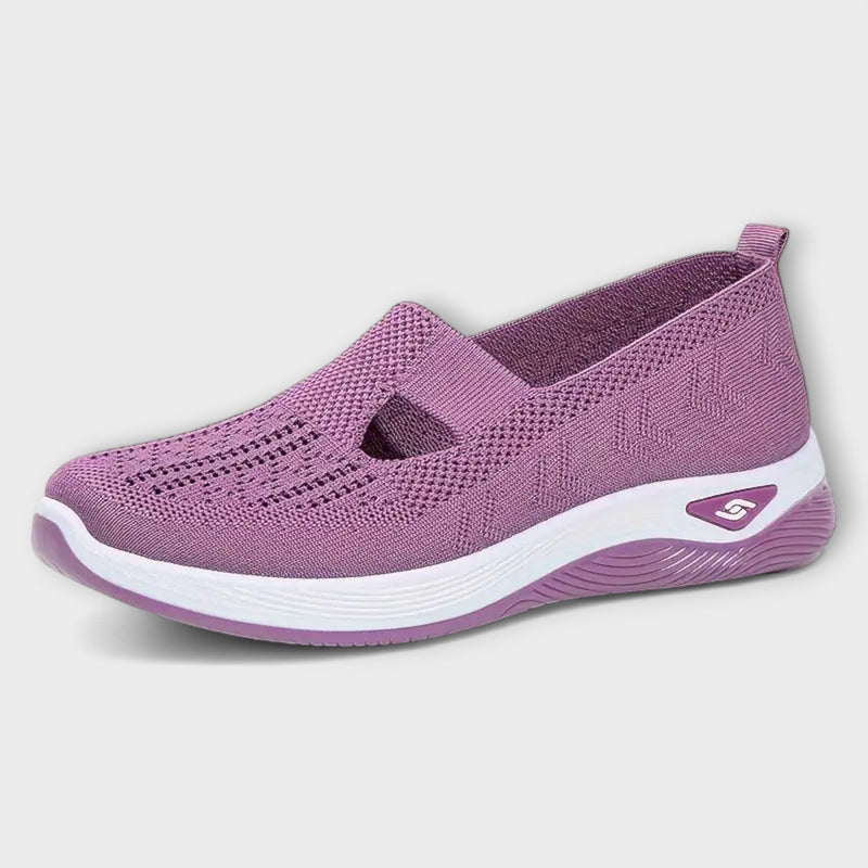 Martha - Comfortable Orthopedic Boots in Purple