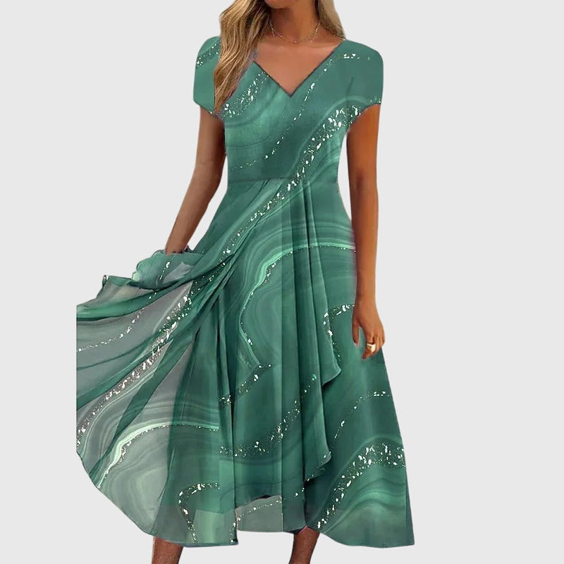 Aubrielle™ | Abito midi fluido
