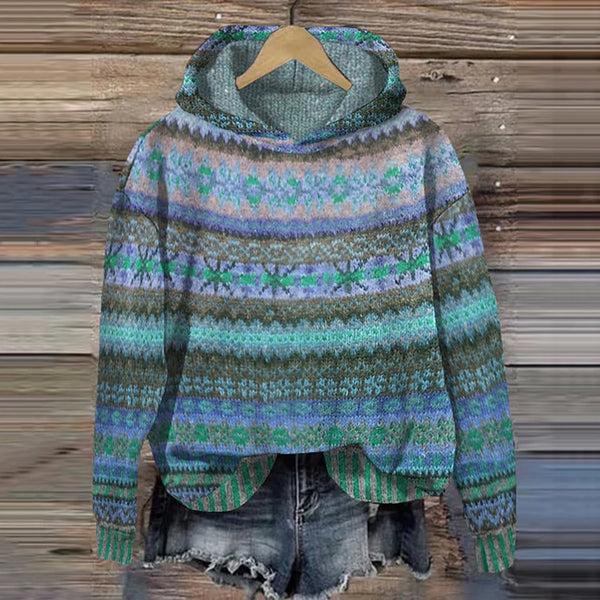 Anja™ - Comodo maglione etnico
