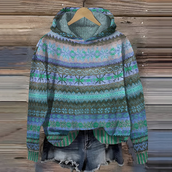 Nelly™ - Comoda felpa vintage con cappuccio 