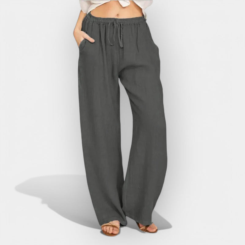 Pantaloni estivi in ​​lino traspiranti