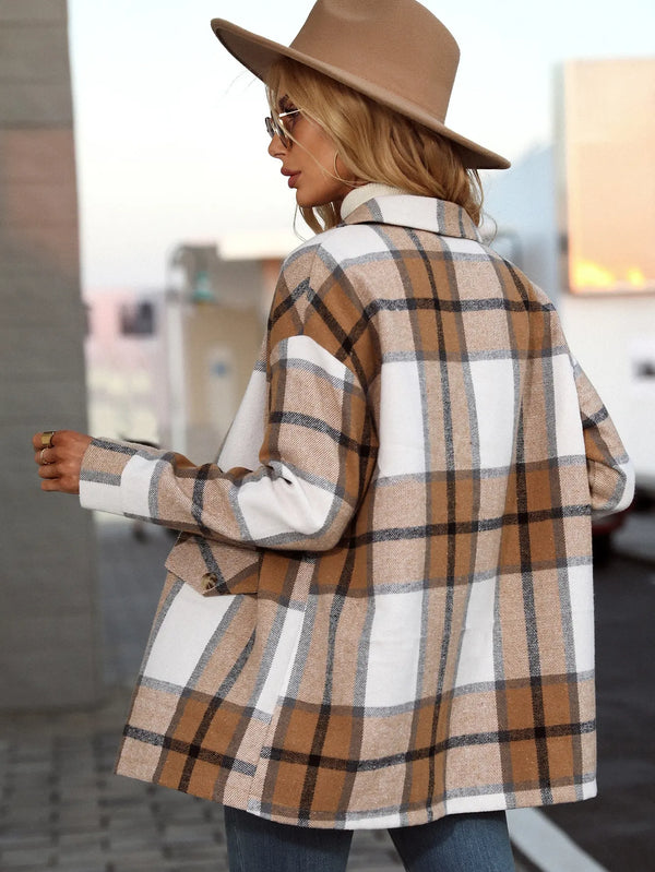 Kelly | Elegante giacca blazer scozzese 