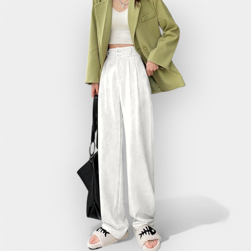 Pantalones anchos de estilo coreano
