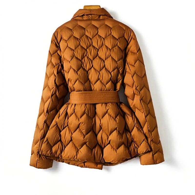 DANIELLE – BELTED QUILTED COAT