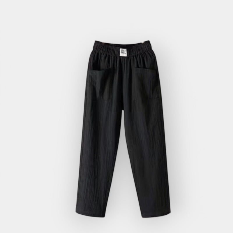 Pantalones de lino cómodos