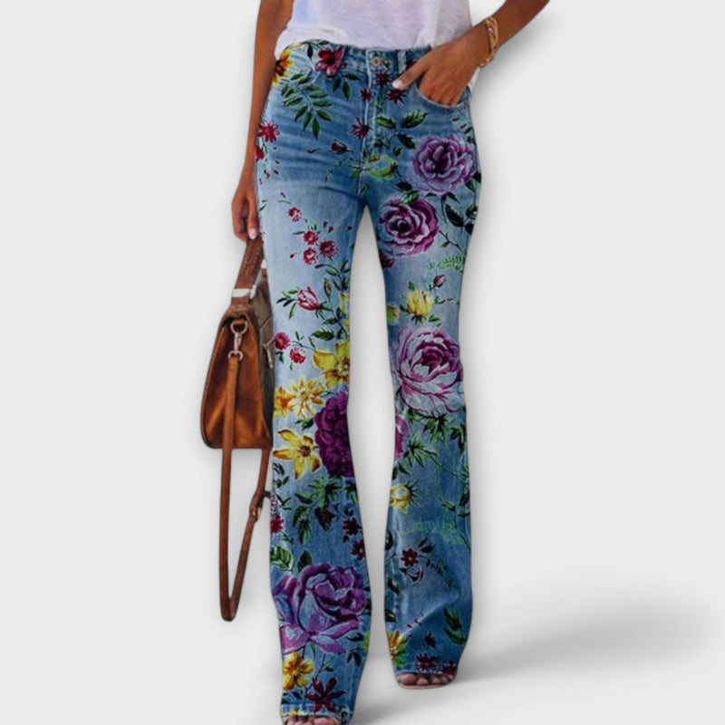 Pantaloni a fiori