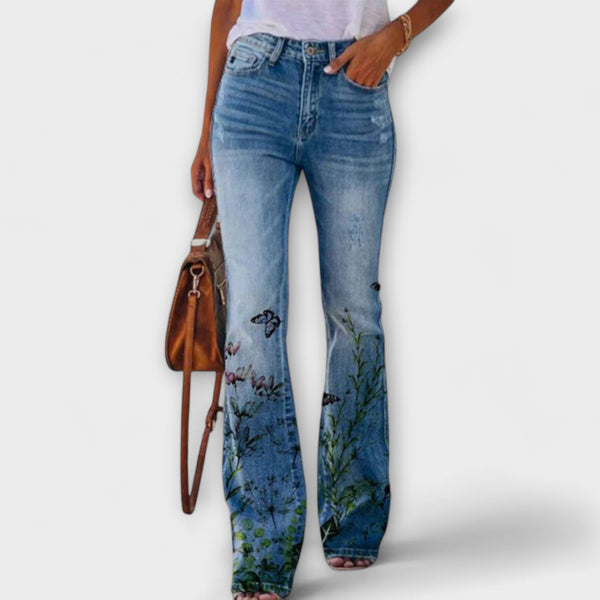 Pantaloni a fiori