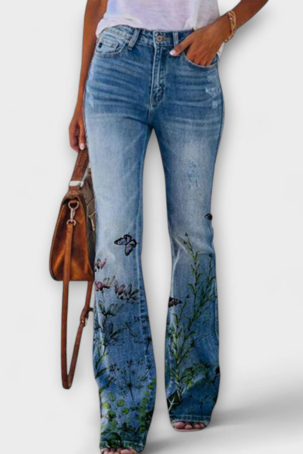 Flowered Pants