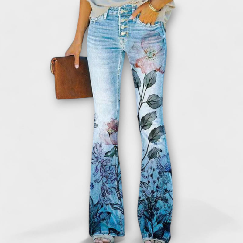 Pantaloni a fiori