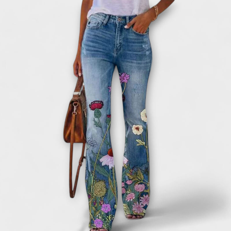 Pantaloni a fiori