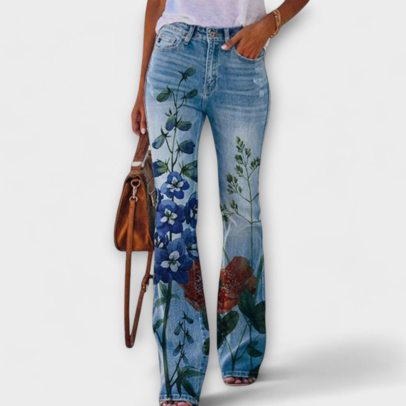 Pantaloni a fiori