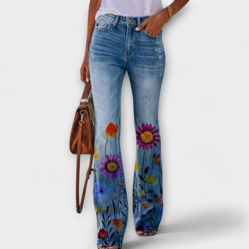 Pantaloni a fiori