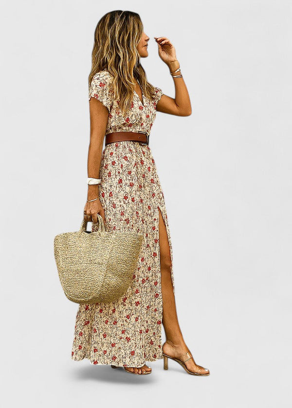 Lorraine | Elegante abito lungo boho