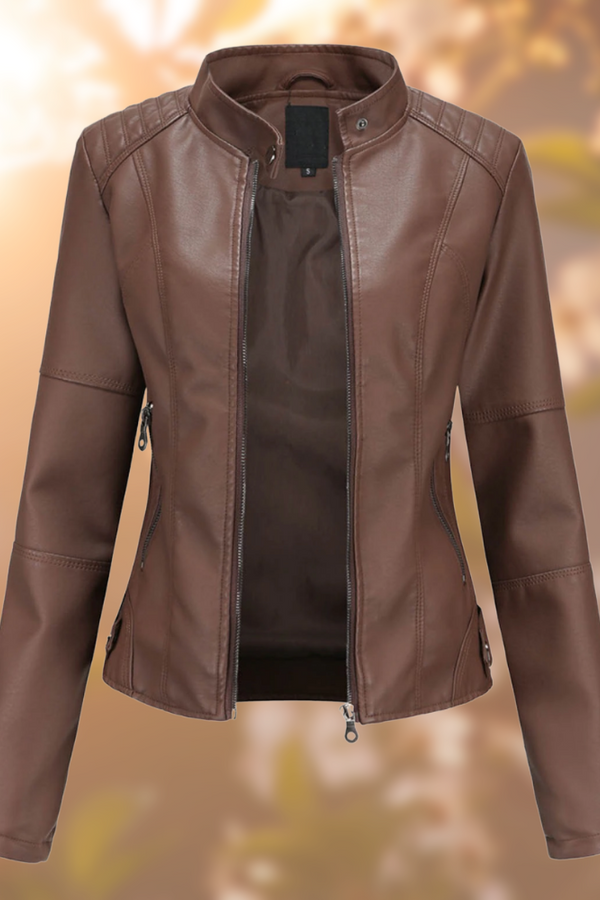 Giorgina™ - Stylish Leather Jacket for Women