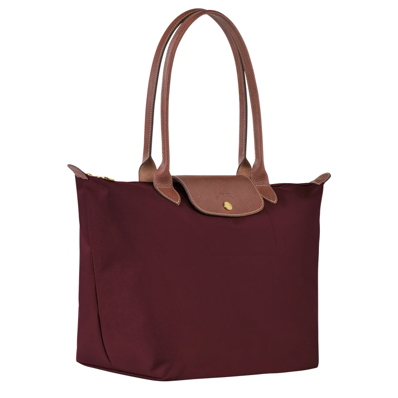 Large Le Pliage Bag, Burgundy