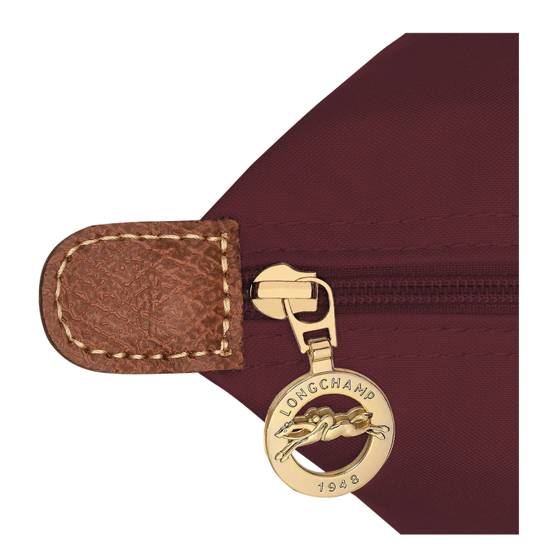 Large Le Pliage Bag, Burgundy