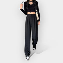 Pantalones anchos de estilo coreano