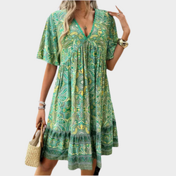 Mini abito Paisley