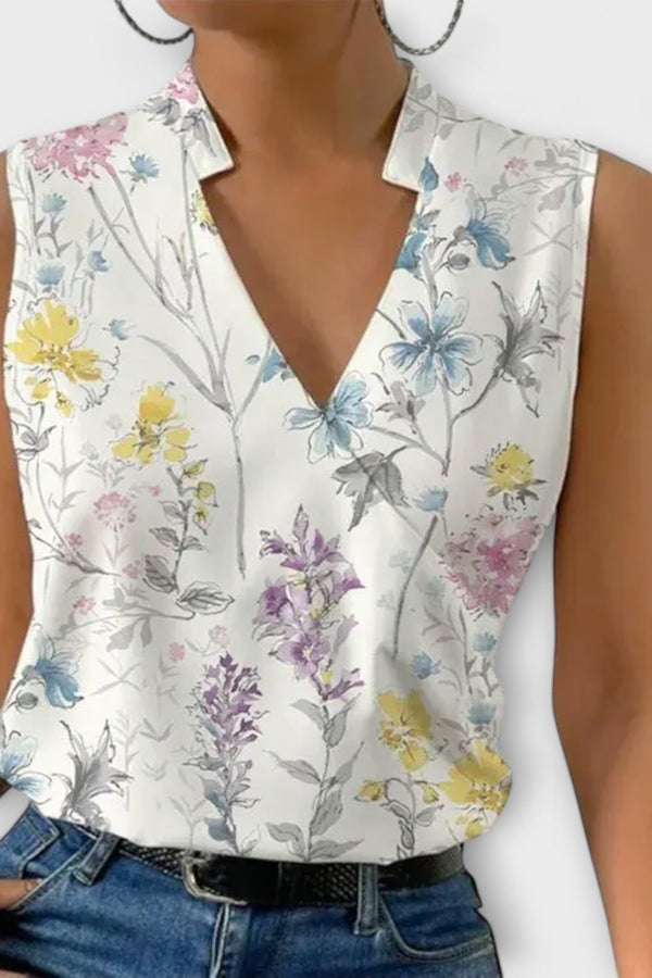 Loretta | Sophisticated V-neck Top