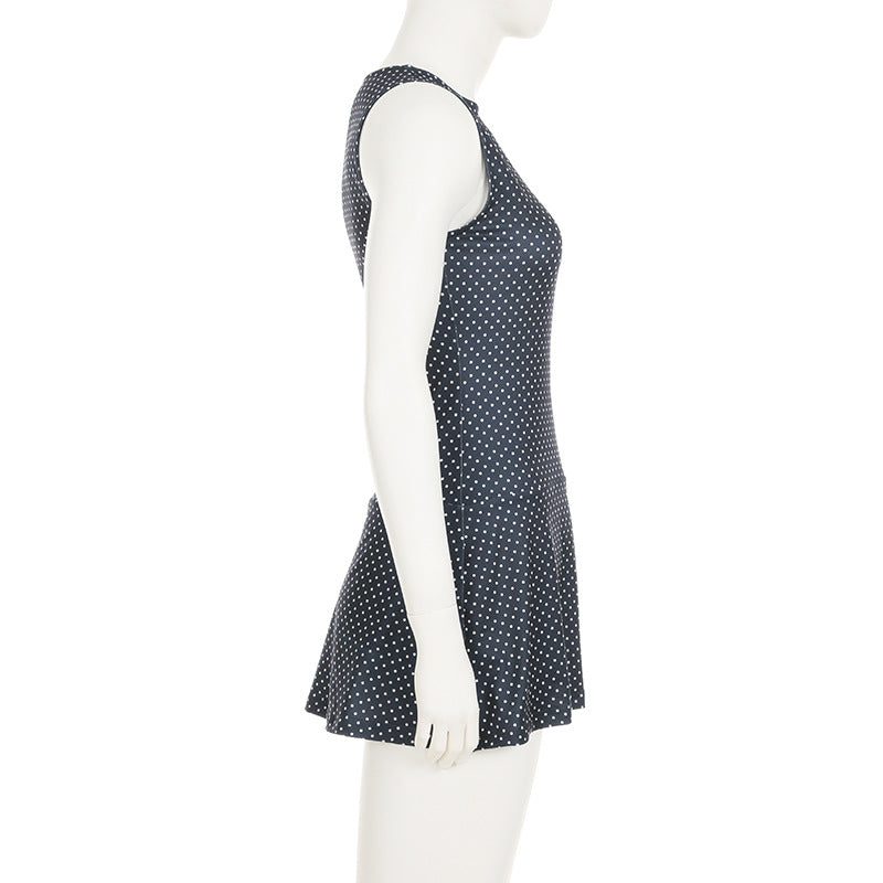 Mini Koora Dress with Polka Dots