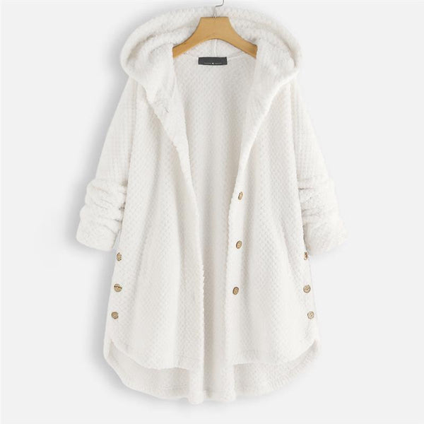 MIRA – COZY HOODED BUTTON JACKET