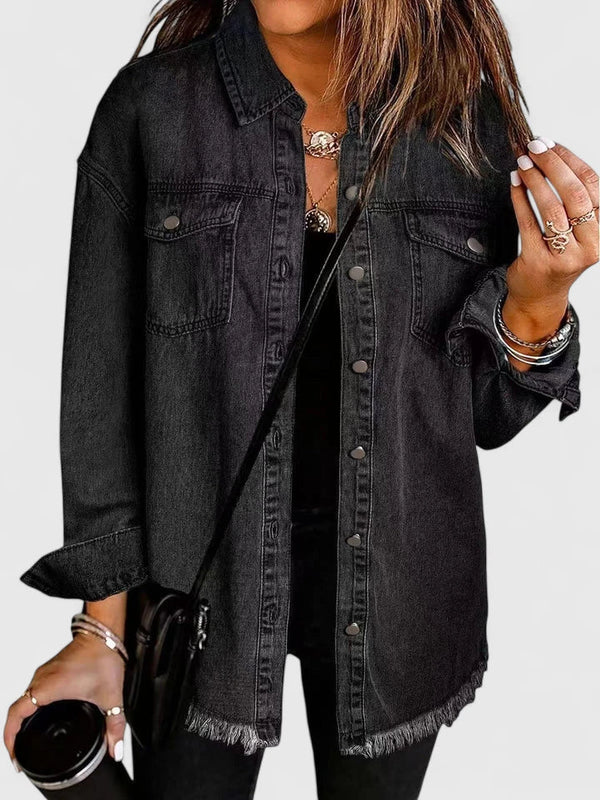 CAROLINE – CLASSIC BUTTON-DOWN SHIRT JACKET