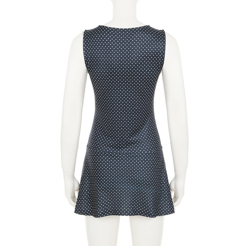 Koora Polka Dot Mini Dress