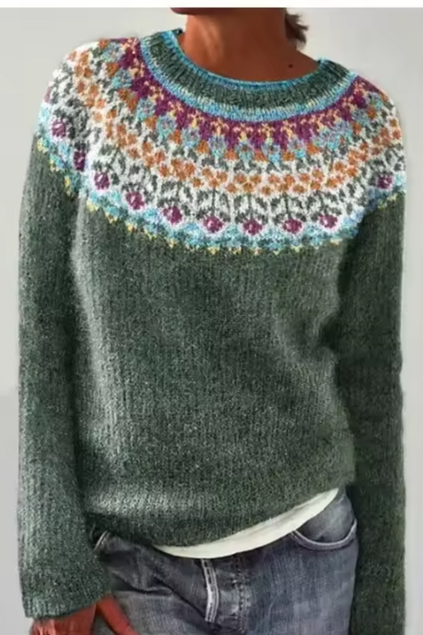 Silvana™ - Comfortable Retro Sweater