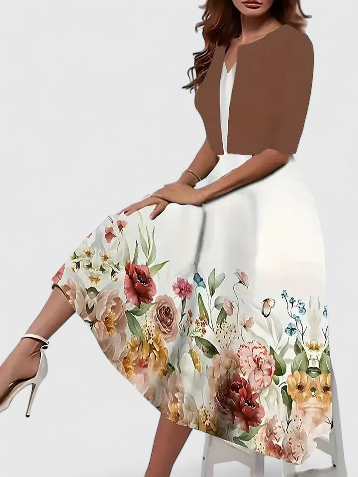 Chantal | Elegante abito midi