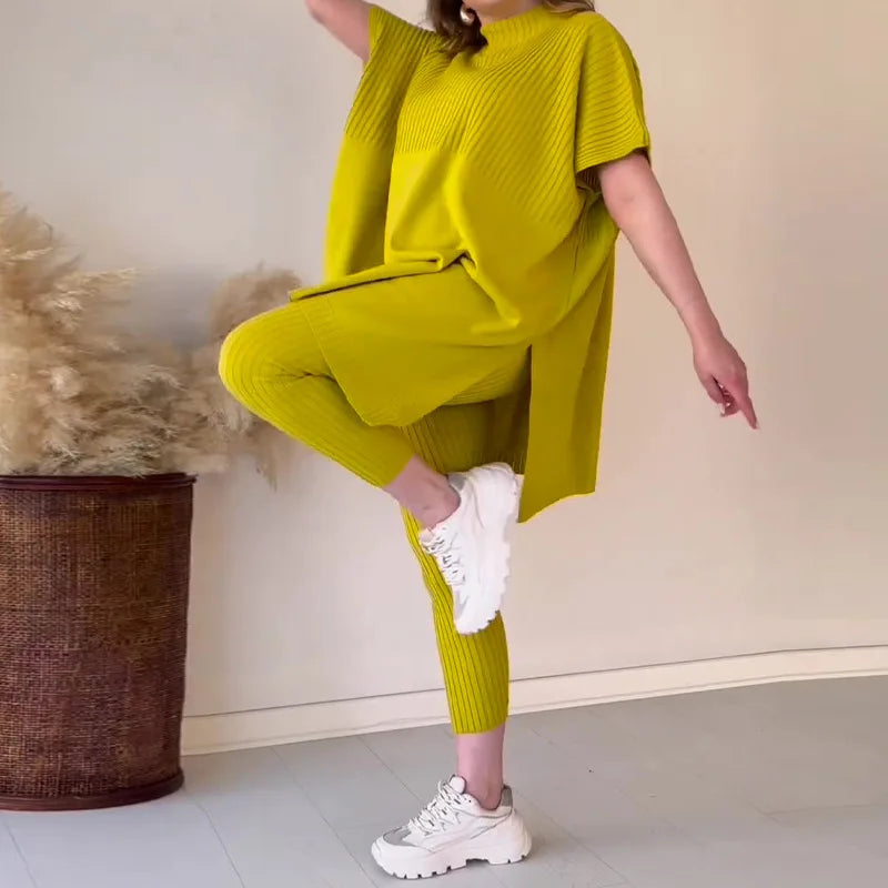 Ciara™ - Completo due pezzi in morbida maglia