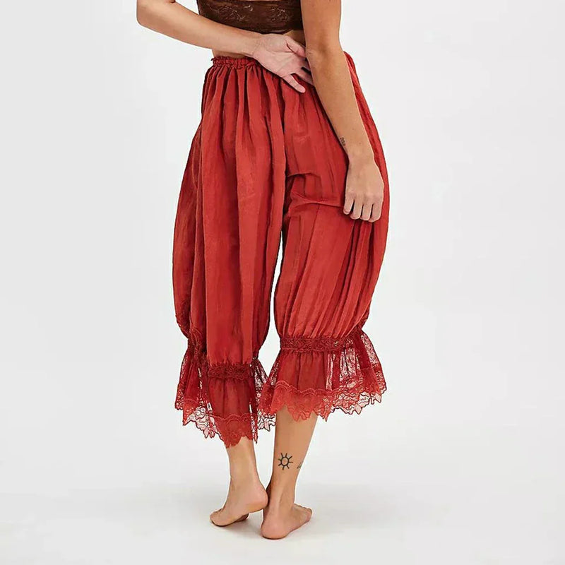 Pantaloni in pizzo boho