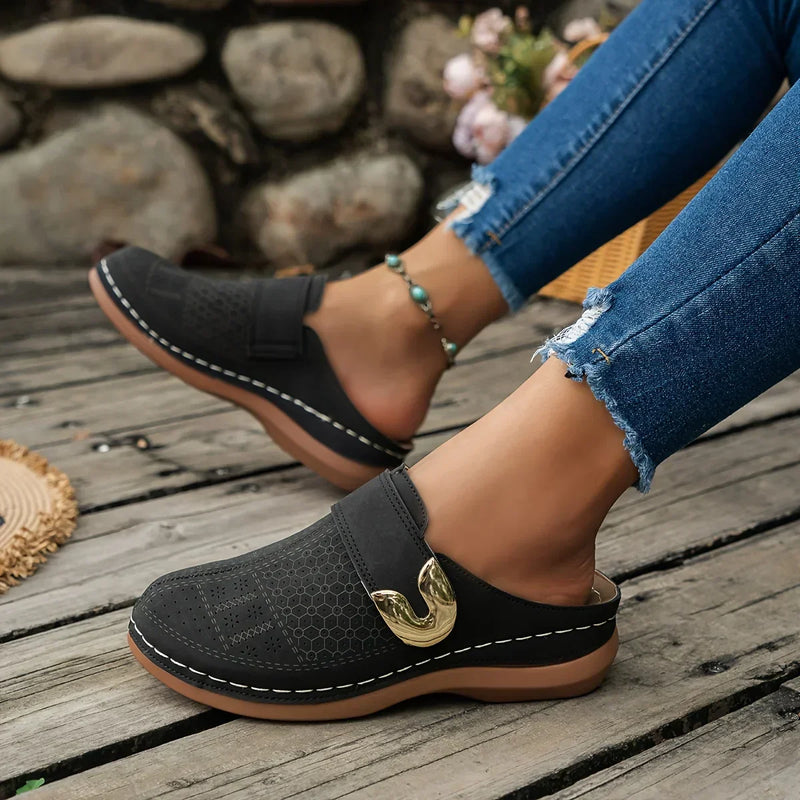 Chryssa | Sandali con zeppa chic da donna