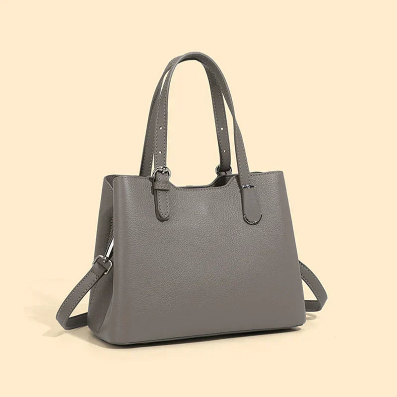 Aria™ - Borsa a tracolla in vera pelle di mucca a 3 strati