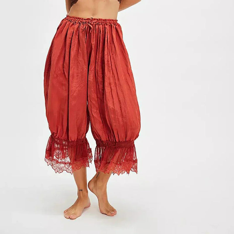 Pantaloni in pizzo boho