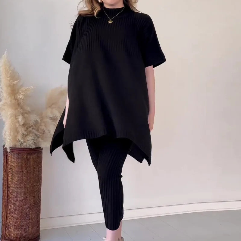 Ciara™ - Completo due pezzi in morbida maglia