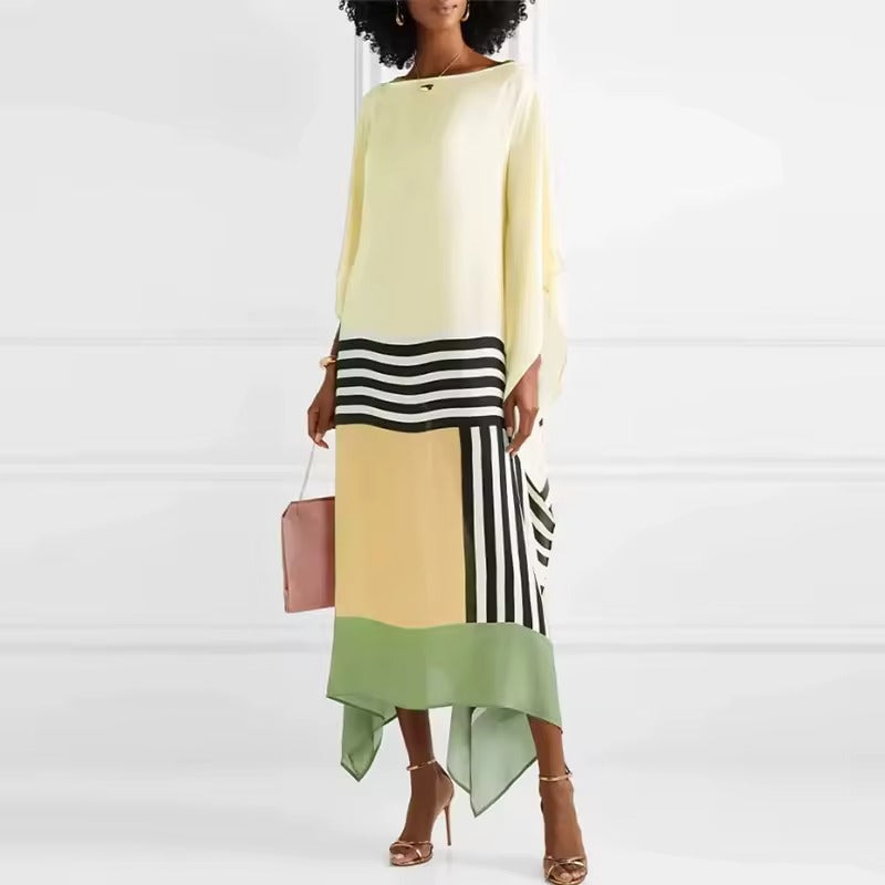 Rilinda | Elegante caftano con stampa geometrica