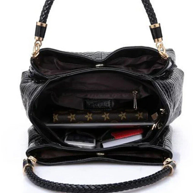 Isabella™ Elegancia Perdurable | Elegante bolso con estampado de cocodrilo 