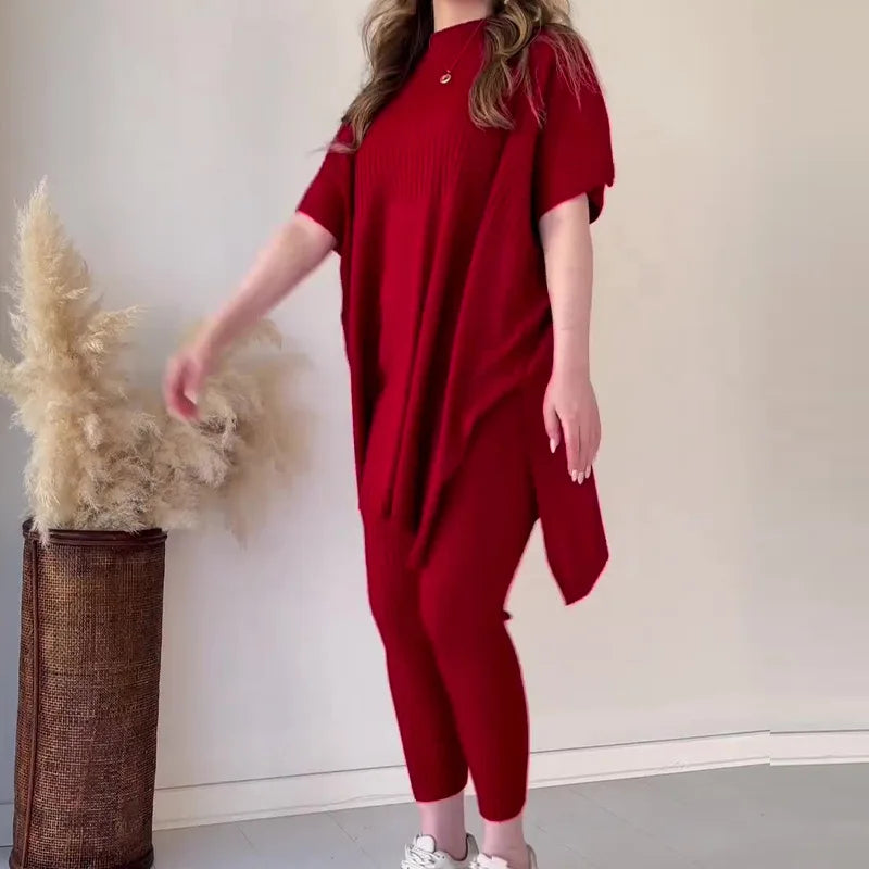 Ciara™ - Completo due pezzi in morbida maglia