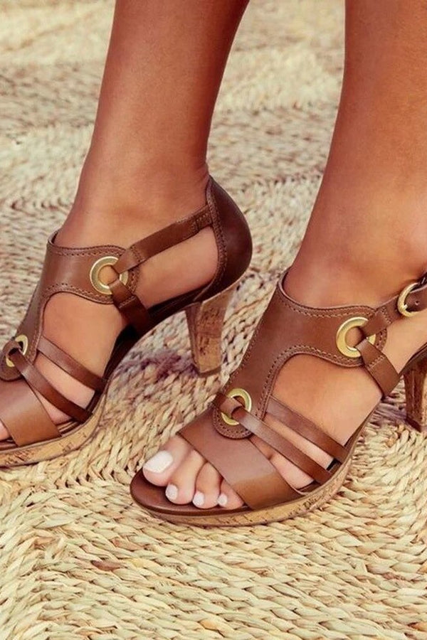 Aurelia - Chic Strappy Heeled Sandals