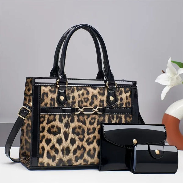 Charlotte™ - Set di borse con stampa leopardata vintage