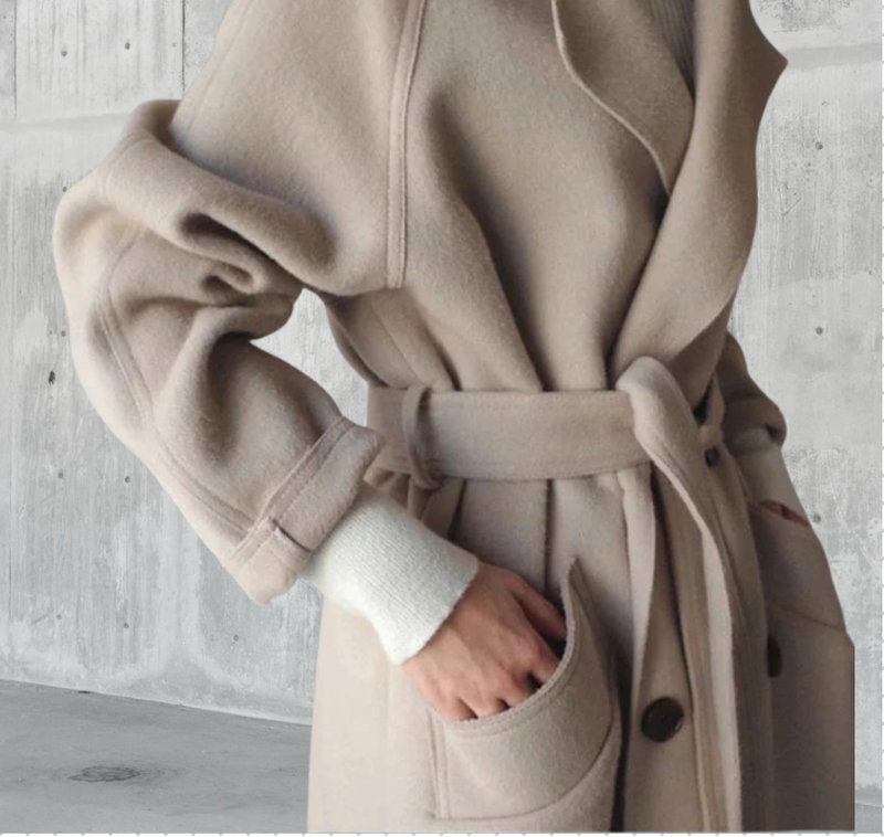 Ella - Longline Wool Coat