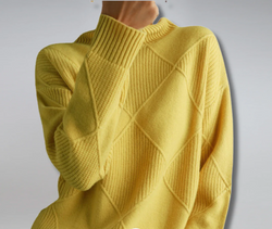 Bella - Suéter acogedor de cuello alto
