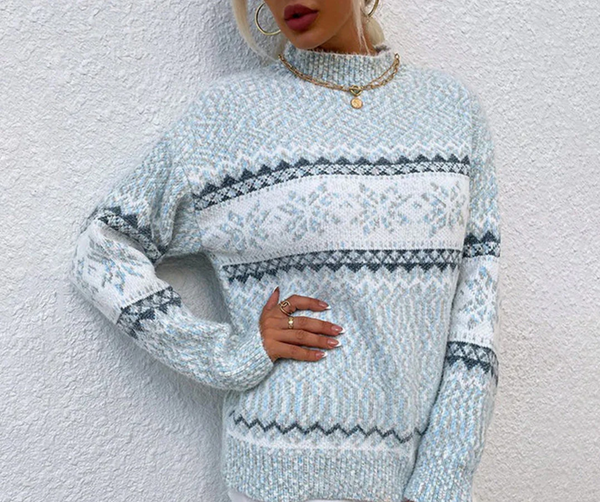 Bella - Maglione morbido a collo alto 