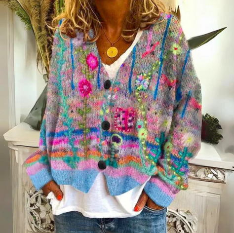 Evie | Cardigan floreale