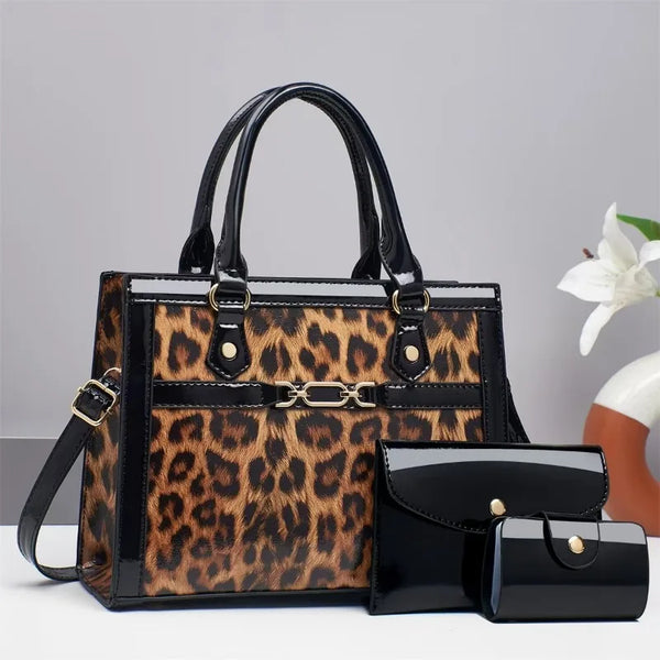 Charlotte™ - Set di borse con stampa leopardata vintage
