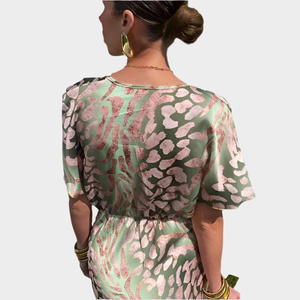 Dress with Shiny Texture