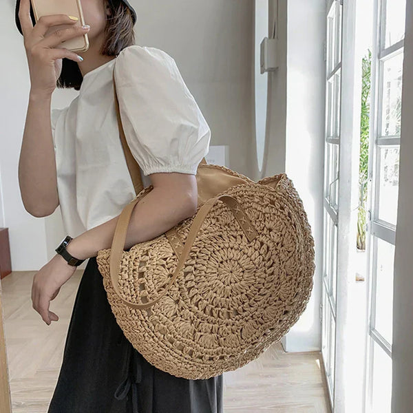 Hannah™ - Bolso de paja multifuncional