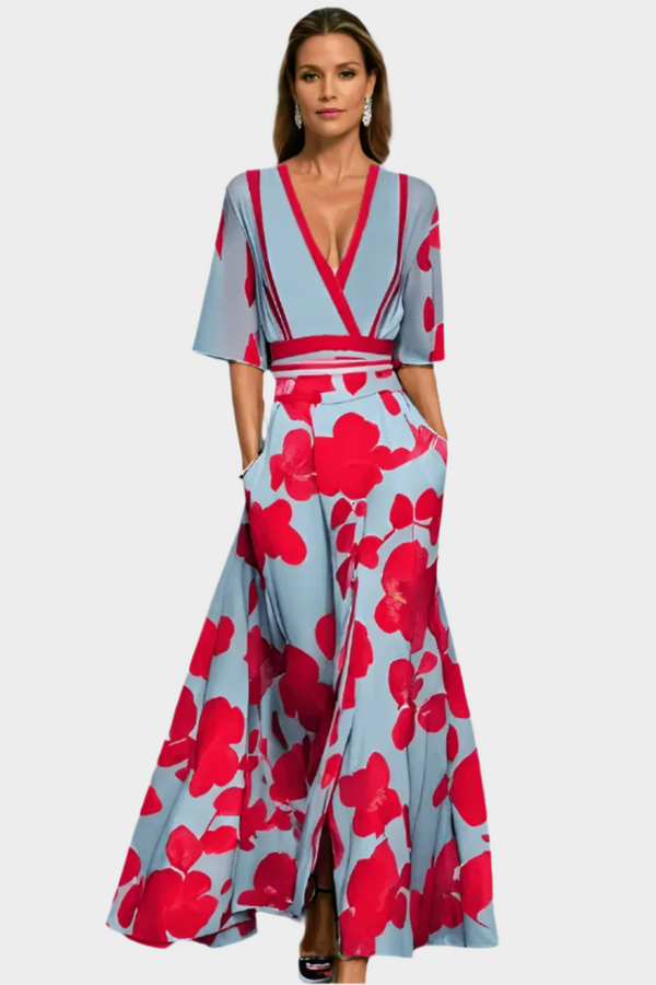 Relaxed Striped Dress with Pockets